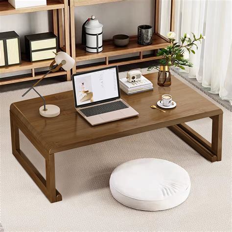 Amazon.com: rzoizwko Japanese Floor Table Tea Table Low Coffee Table ...