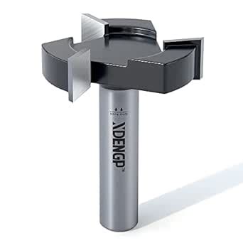 XDENGP CNC Spoilboard Surfacing Planer Router Bit 1/2 Inch Shank, 2 ...