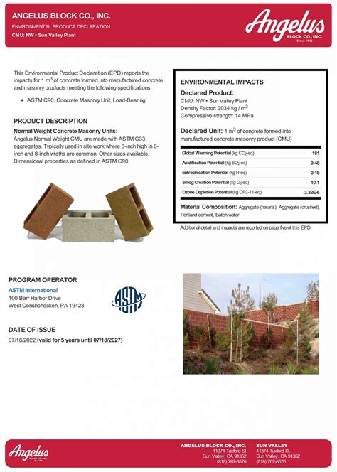 Concrete Masonry - Carbon Materials Carbon Management