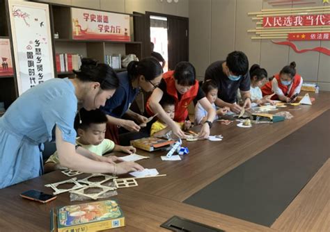 麻步镇党群服务中心开展传统手工制作特别活动