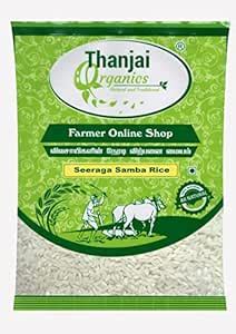 Thanjai Organics Seeraga Samba Rice | Zeera Sama Rice | Biryani Rice ...