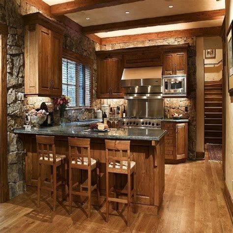 Image result for Small Cabin Kitchen