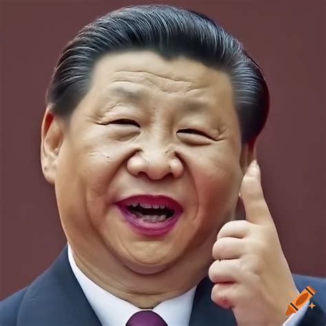Laughing xi jinping on Craiyon