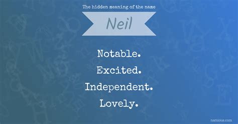 The hidden meaning of the name Neil | Namious