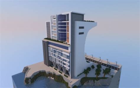 Image result for Futuristic Minecraft School Structure