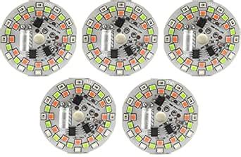 Buy SHOBHANI 5 Pics 220V AC RGB DOB Color Changing LED Bulb Raw ...