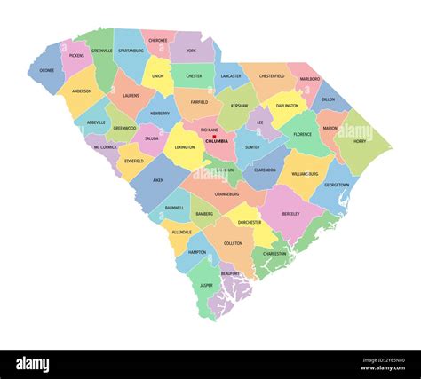 Columbia South Carolina Map