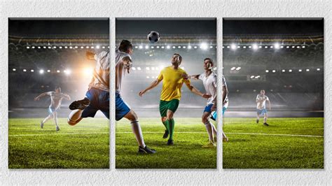 Footballers Playing, Set Of 3 – Myindianthings