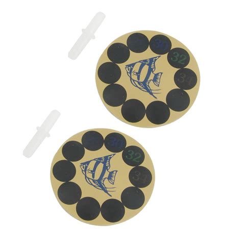 Jardin Aquarium Fishbowl Celsius Thermometer 2-Piece Stickers with ...