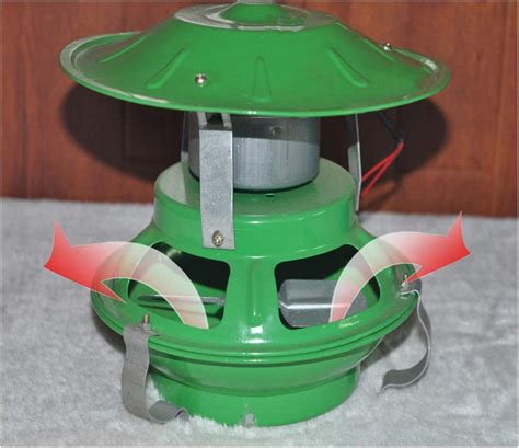 Darzys Chimney Smoke Evacuator Rooftop Inducer Fans Chimney Electric ...