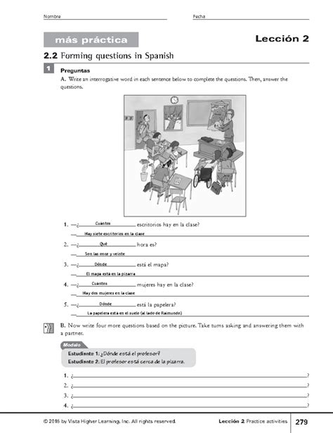 SPA101- Lección 4.3 Stem-changing Verbs E-I - más práctica Lección 4 ...