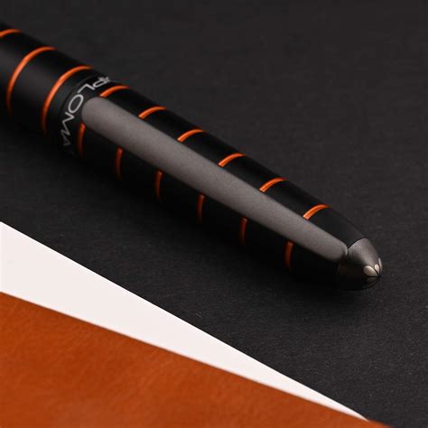 Diplomat Elox Ring Black/Orange Fountain Pen | Shop Online | Diplomat ...