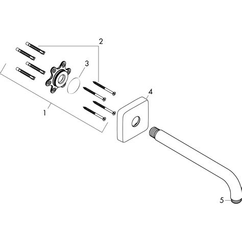 hansgrohe Shower arms: Item No. 27446000