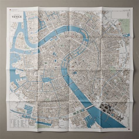 Free Venice Canal Map Image - Venice, Italy, Map | Download at StockCake