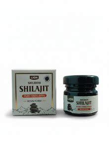 LION Shuddha Shilajit- Resin form (Pure Himalayan Shilajit),15g Price ...