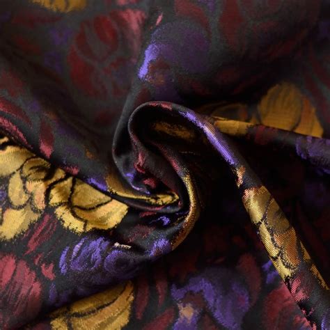 Tissu jacquard | fleurs - A&A Patrons