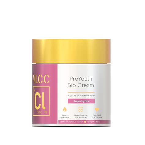 VLCC Clinic ProYouth Bio Cream - 100g | Powered By SuperHydra™ Complex ...