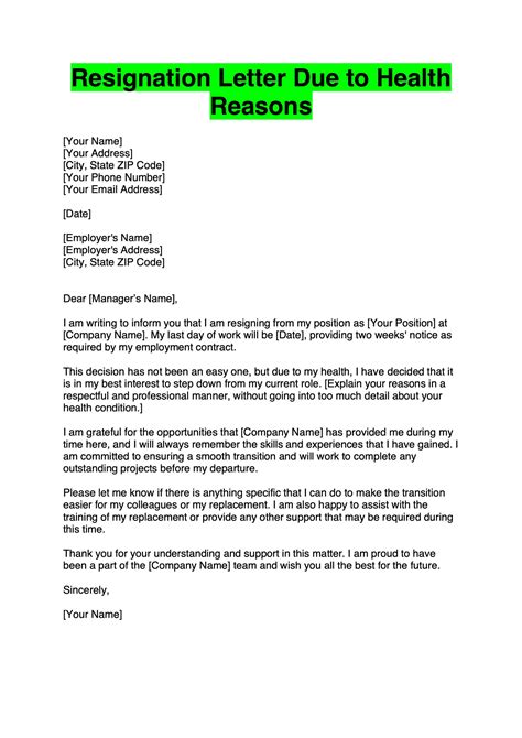 How To Write A Resignation Letter With Example at James Mcnaughton blog