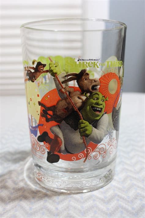 Shrek McDonalds Glasses, Shrek the Third, Set of 3 | #4683901113