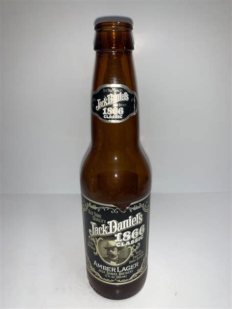 Vintage Jack Daniels Amber Lager Beer Bottle 1866 Classic VERY RARE ...