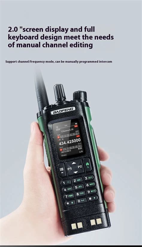Baofeng DM-32UV Multi band DMR Handheld Walkie Talkie High Power 10W ...