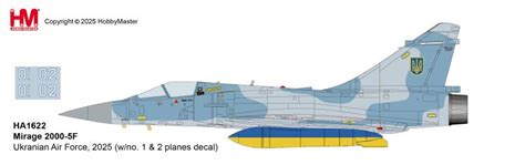 Mirage 2000-5F Ukrainian Air Force, 2025 (with SCALP missiles)