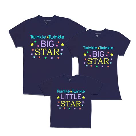 twinkle twinkle little star and big star t shirts – GFASHION