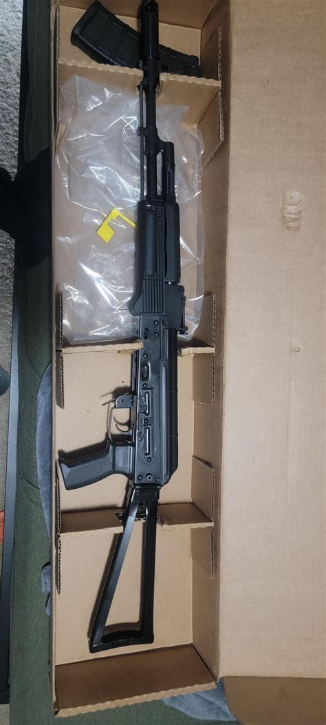 Picked up a Riley Defense RAK74-P-SF, want a full folding stock instead of a triangle, any ...