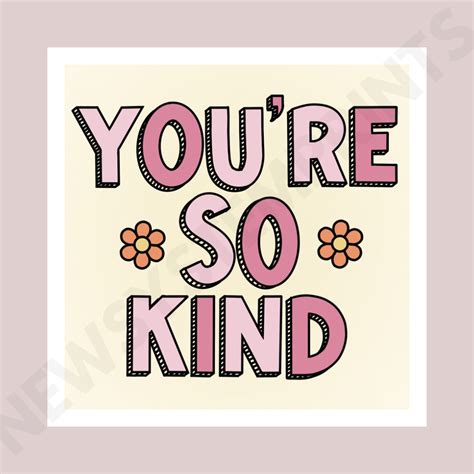 24 You're So Kind Stickers - Newsystemprints