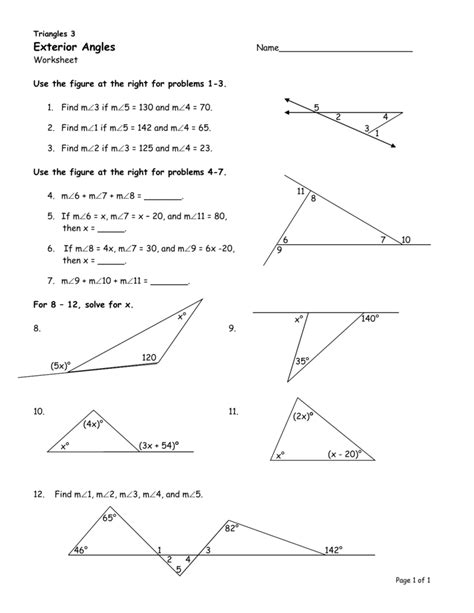 Image result for Angle Side Theorem Worksheet