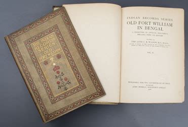 Old Fort William in Bengal - Indian Record Series by C.R. Wilson | Prinseps