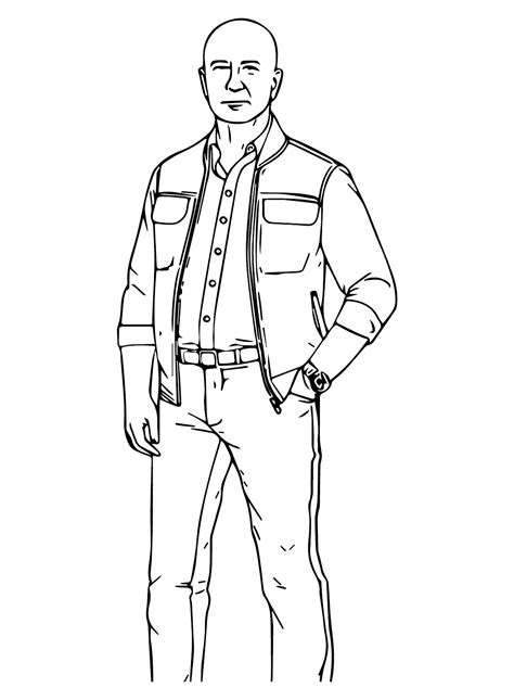 20+ Jeff Bezos Coloring Pages - Free Printable PDF & Online Coloring