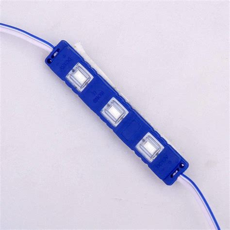 3 LED strips 12V 5630/5730 LED SMD Injection module Blue