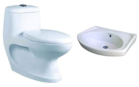 Buy Belmonte Ceramic Floor ed One Piece Western Toilet Commode Water ...