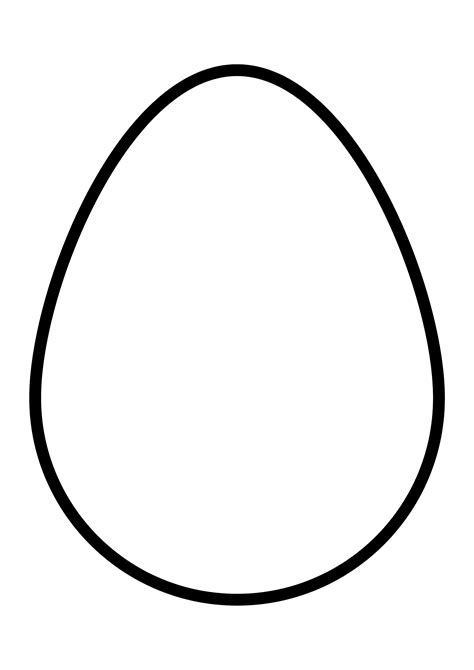 Design Your Own Easter Egg Template