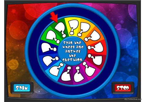 Spin the wheel - quiz general readi…: Español ELE powerpoints