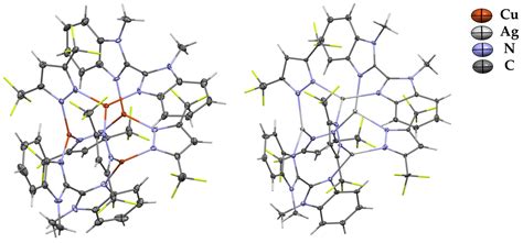 Tetranuclear Copper(I) and Silver(I) Pyrazolate Adducts with 1,1 ...