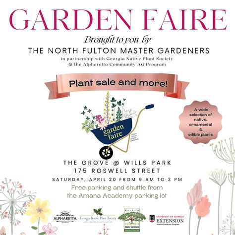 North Fulton Master Gardeners 23rd Annual Garden Faire, The Grove at ...