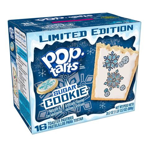 Pop-Tarts Toaster Pastries, Frosted Sugar Cookie, Limited Edition ...