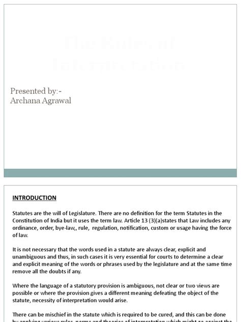 Statute and Statutory Interpretation 的图像结果