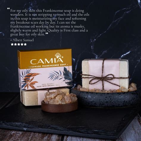 Handmade Cold Processed Organic Frankincense Soap – CAMIA