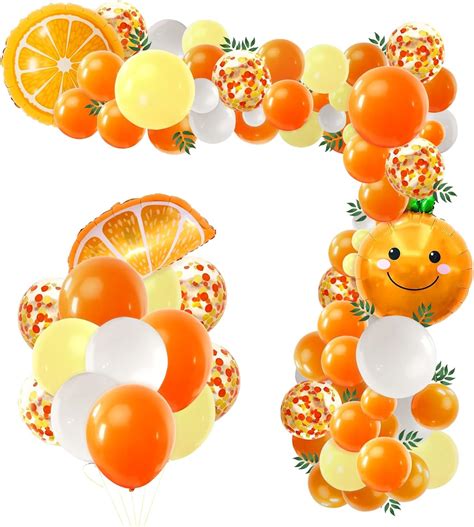 Little Cutie Baby Shower Decorations Balloons Orange India | Ubuy