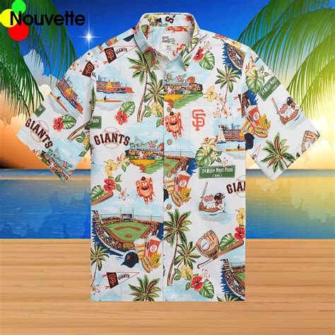 Sf Giants Scenic Hawaiian Shirt - Nouvette