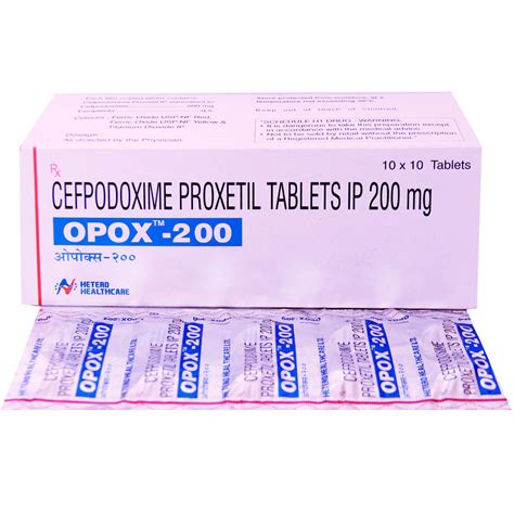 OPOX 200MG TABLET Price, Uses, Side Effects, Composition - Apollo Pharmacy