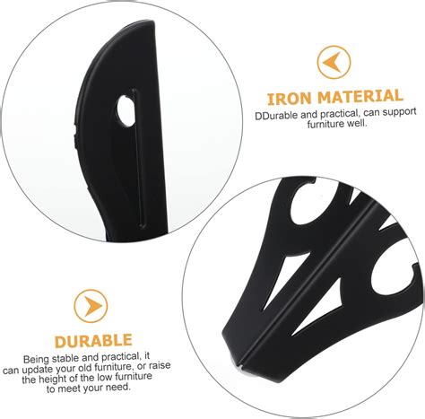 Buy VILLFUL 4 Pcs Hollow Furniture Legs Desk Protector Furniture Corner ...