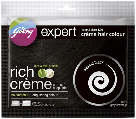 Buy Godrej Expert Rich Crème Hair Colour, 20ml+20g (Pack of 8 ...