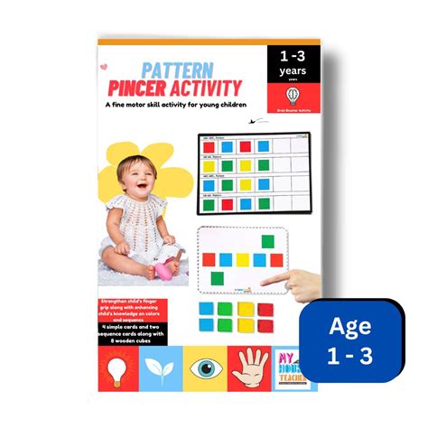 Pattern And Pincer Wooden Cube Activity Busy Bag – My House Teacher