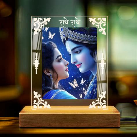 Divine Krishna Ji Acrylic LED Lamps | Fashionury