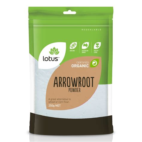 Lotus Organic Arrowroot Powder 250g | Healthylife