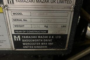 Mazak VTC 200B-II metal milling machine for sale from the Netherlands ...